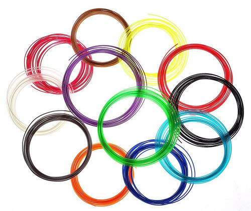 Single 10 Meters  Replacement  3D Pen ABS Plastic Filament