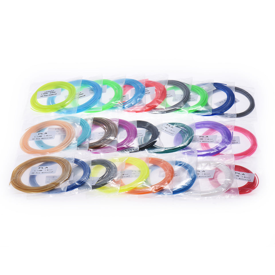 Pack of 10 random replacement PLA 3D Pen Filament